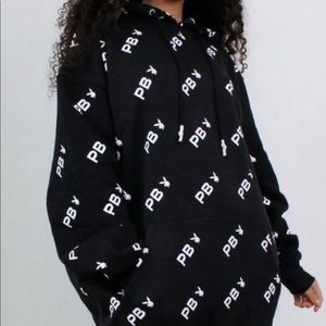Missguided X Playboy Hoodie Dress